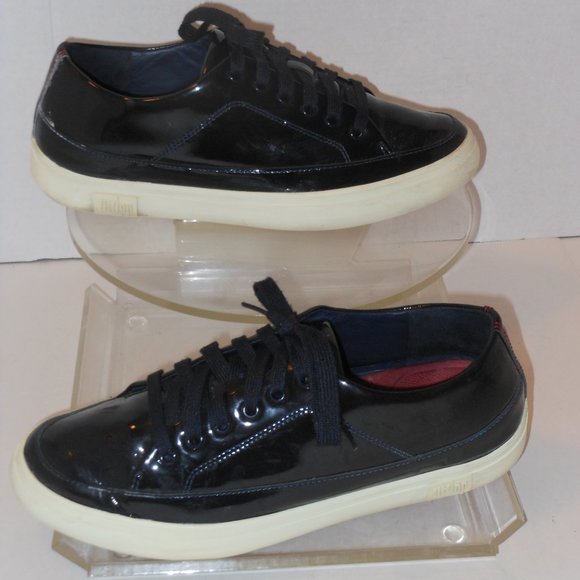 FLIP FLOP PATENT LEATHER SHOES SIZE 10 MEDIUM - Picture 2 of 5